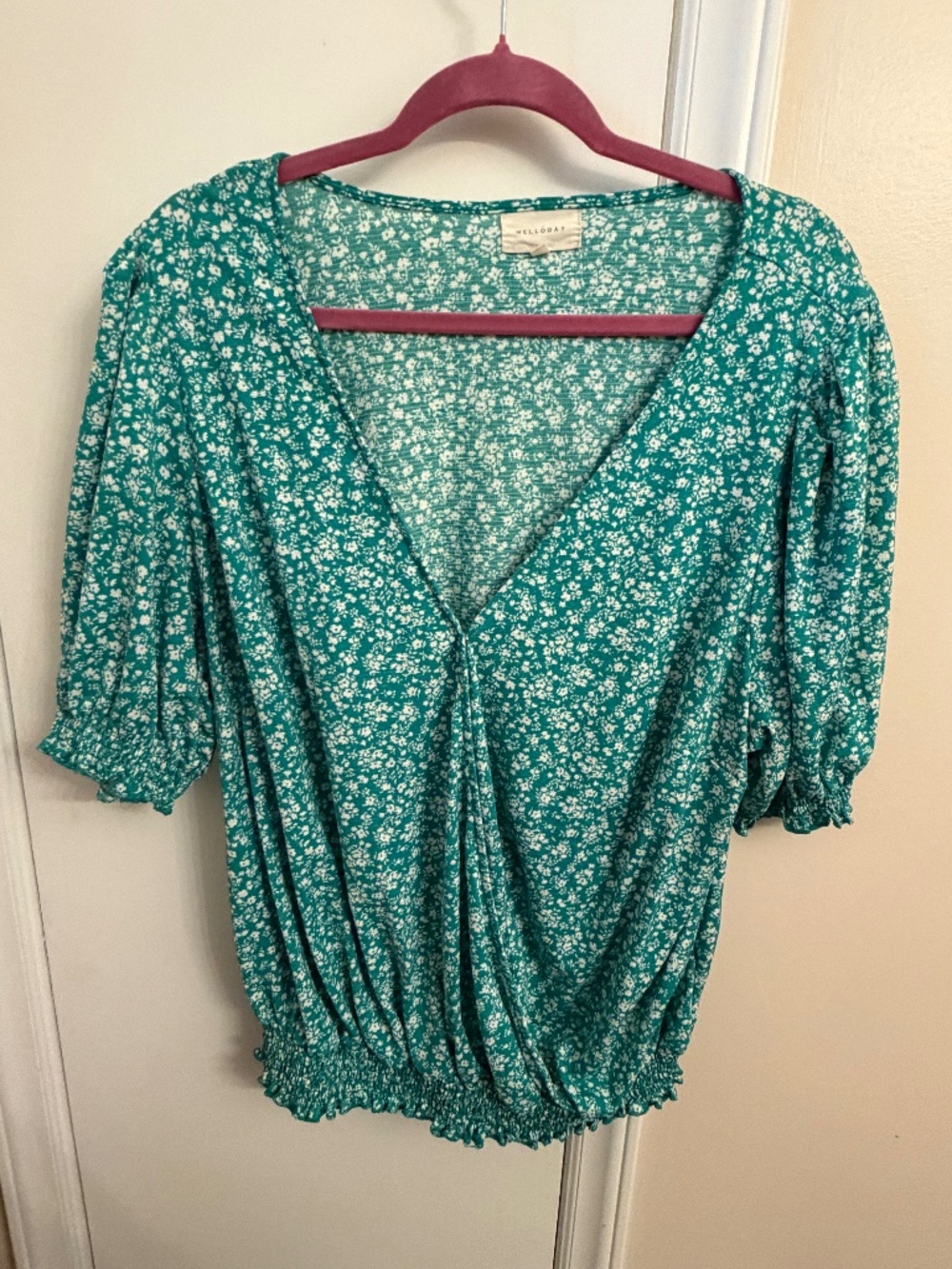 Plus Size Green Top